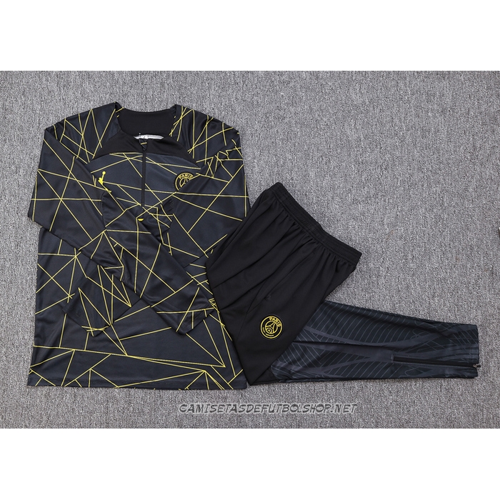 Chandal de Sudadera del Paris Saint-Germain Jordan 23-24 Nino Negro